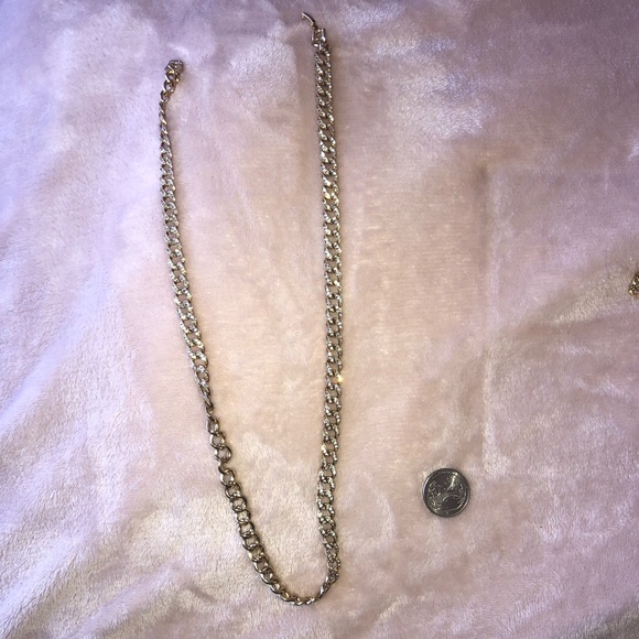 Gold Chain with “Diamonds” - Picture 3 of 6